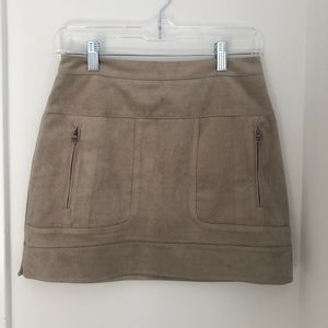 BCBG Suede Skirt
